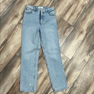 Abercrombie & Fitch Light Blue Straight Leg Jeans